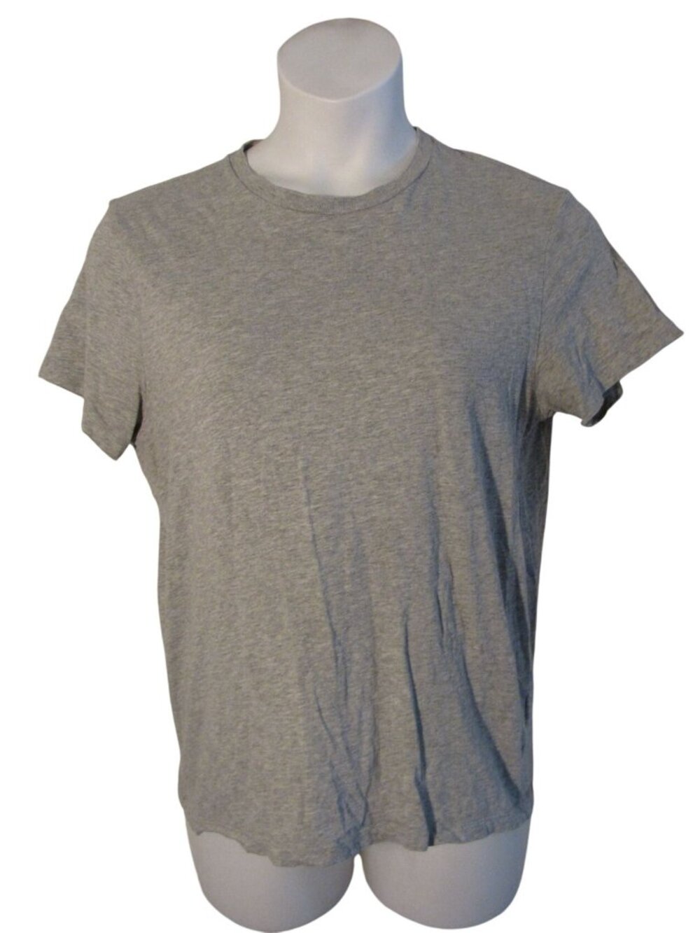 J. Crew M Heathered Gray Tee Shirt Knit Top Washed